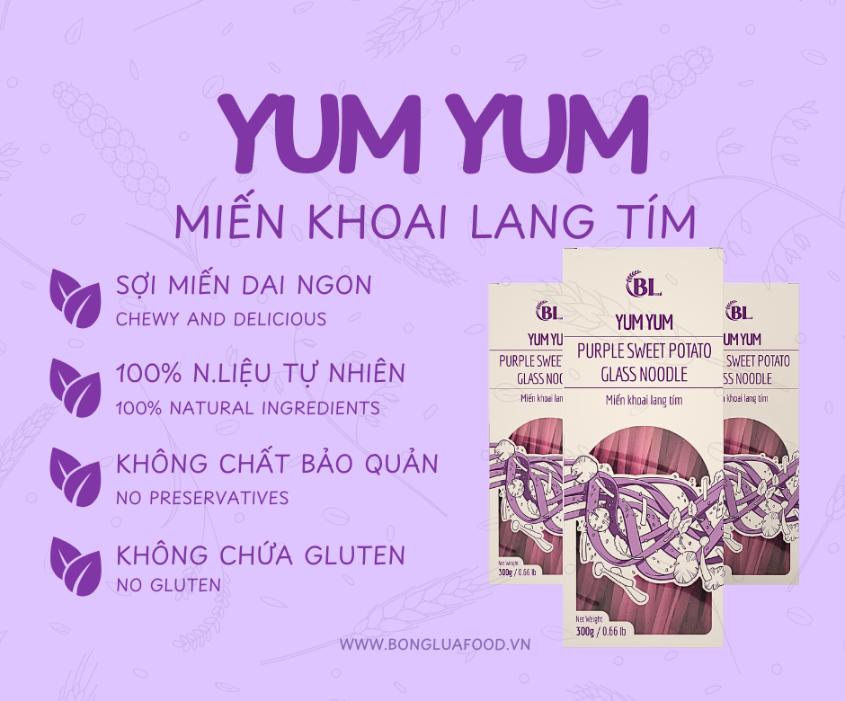 Yum Yum Miến Khoai Lang Tím