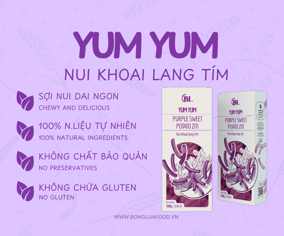 Nui Yum Yum Khoai Lang Tím